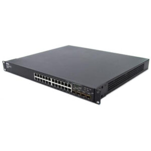 6224P Dell PowerConnect 6200 Series 6224P 24 x Ports PoE 10/100/1000Base-T + 4 x Ports Shared SFP Combo Rack-mountable Layer 3 Managed Gigabit Ethernet Switch