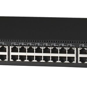 N3024P Dell Networking N3024P 24 x Ports 10/100/1000 PoE+ + 2 x Ports 10 Gigabit SFP+ Gigabit Ethernet Rack-mountable Layer 2 Managed Switch